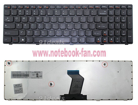 NEW US Keyboard Black Lenovo IdeaPad B590